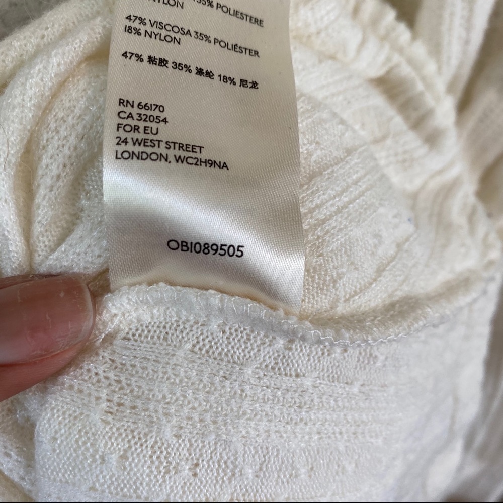 Anthropologie Rafaela Hacci Surplice Top XS - Picture 12 of 13